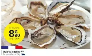 Carrefour Market Huîtres longues offre
