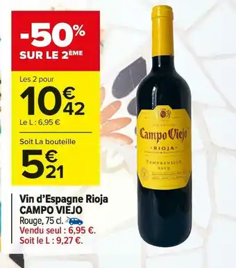 Campo viejo vin d’espagne rioja