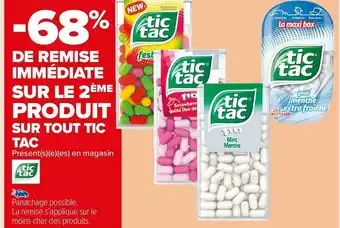 Carrefour Market Tic tac bon plan sur tout tic tac offre