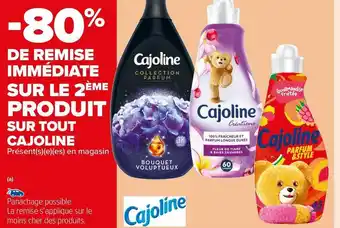 Carrefour Market Cajoline bon plan sur tout de la marque cajoline offre