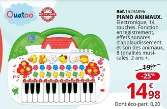 Maxi Toys Piano animaux offre