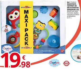 Ouatoo maxipack - coffret de découvertes sensorielles.