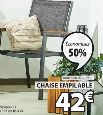 JYSK Chaise Empilable Santiago offre