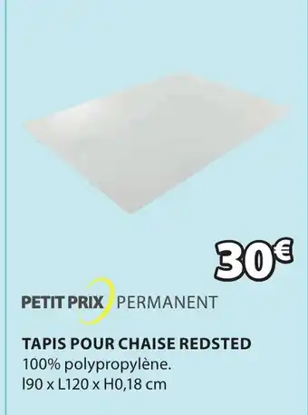 JYSK Tapis Pour Chaise Redsted offre