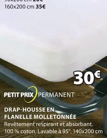 JYSK Drap-Housse en Flanele Molletonée offre