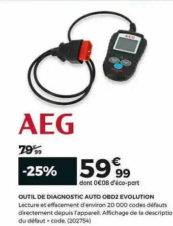 Outil De Diagnostic Auto Abd2 évolution Aeg