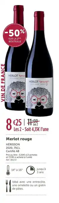 Hérisson merlot rouge