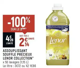Lenor assouplissant souffle précieux*
