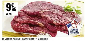 Spar Viande bovine : basse côte à griller offre