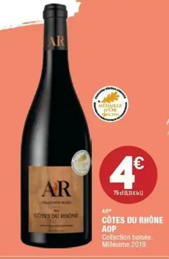 ALDI Ar Côtes Du Rhône Aop offre