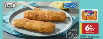 ALDI Loc Marée Filets De Colin D'alaska Façon Meunière offre