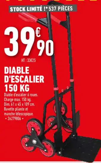 Diable D'Escalier 150 KG