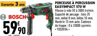 Brico Cash Perceuse À Percussion Easyimpact 570W offre