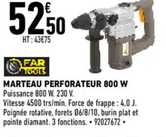 Brico Cash Marteau Perforateur 800W offre