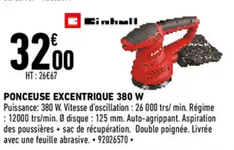 Brico Cash Ponceuse Excentrique 380W offre