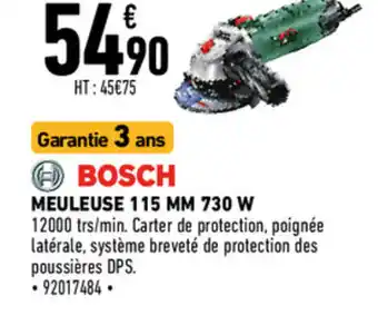 Brico Cash Meuleuse 115MM 730W offre
