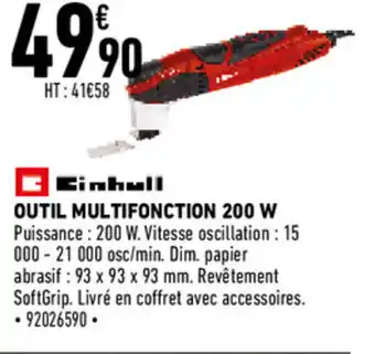 Brico Cash Outil Multifonction 200W offre