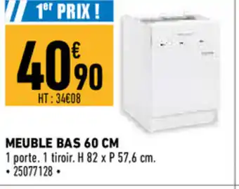 Brico Cash Meuble Bas 60CM offre