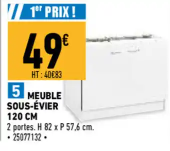 Brico Cash Meuble Sous-Évier 120CM offre