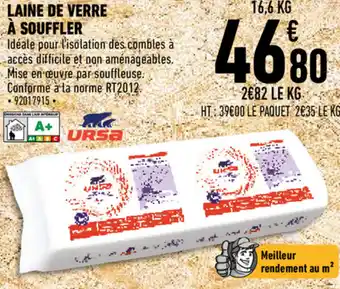 Brico Cash Laine de verre à souffler offre