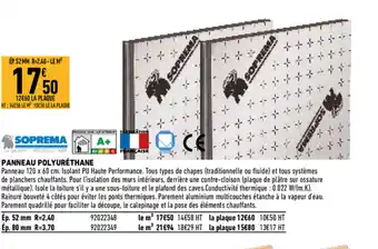Panneau polyuréthane