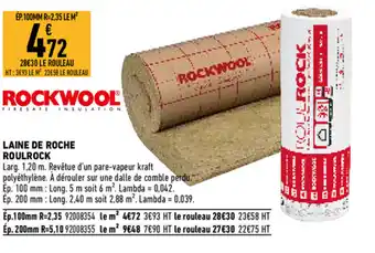 Brico Cash Laine de roche roulrock offre