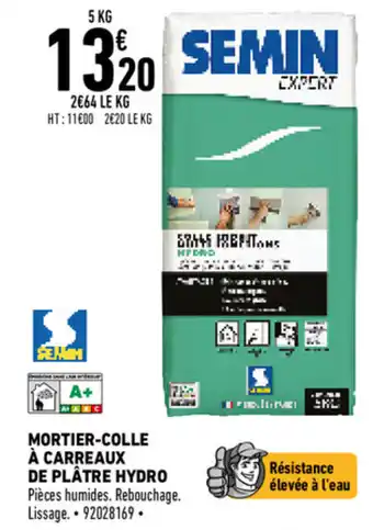 Brico Cash Mortier-colle à carreaux de plâtre hydro offre
