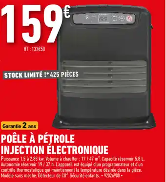 PoĂȘle Ă pĂ©trole injection Ă©lectronique