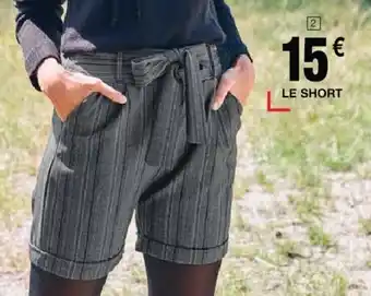 Cora x Carrefour Le short offre