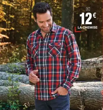 Cora x Carrefour La chemise offre