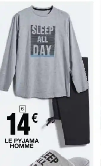 Cora x Carrefour Le pyjama homme offre