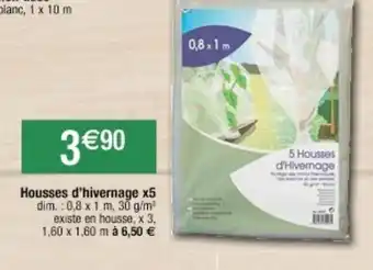 Housses d'hivernage