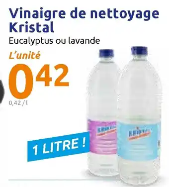Action Vinaigre de nattoyage kristal offre