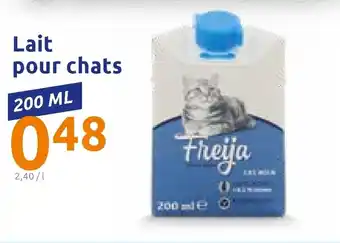 Action Lait pour chats offre