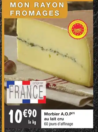 Migros Morbier A.O.P au lait cru offre