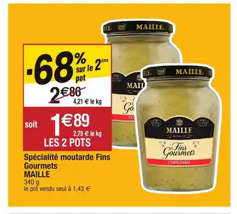 Spécialité moutarde fins gourmets