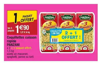 Migros Coquillettes cuisson rapide offre