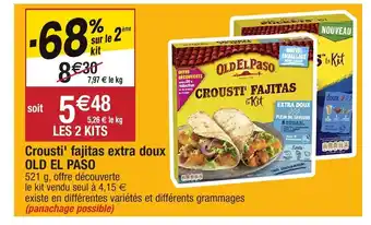 Crousti fajitas extra doux