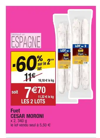 Fuet cesar moroni
