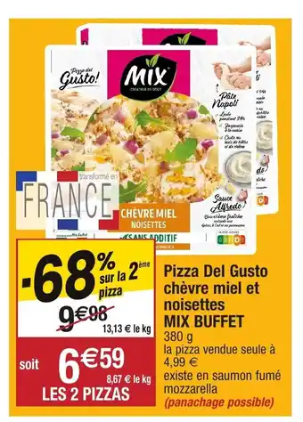 Migros Pizza del gusto chèvre miel et noisettes offre