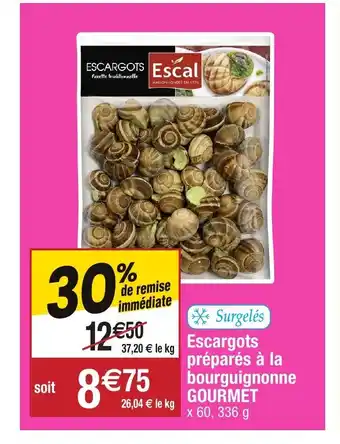 Escargots préparés à la bourguignonnne