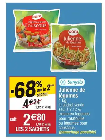 Migros Julienne de légumes offre