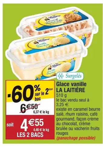 Migros Glace vanille offre