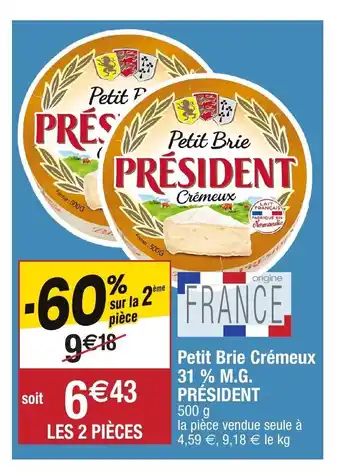 Migros Petit brie créneux offre