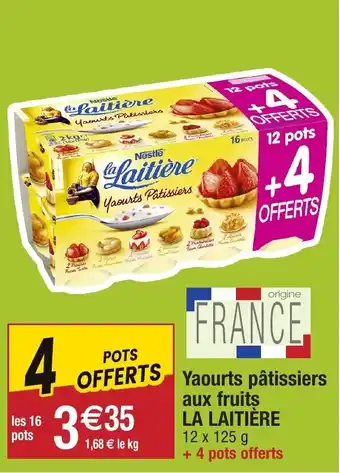 Migros Yaourts pâtissiers aux fruits offre