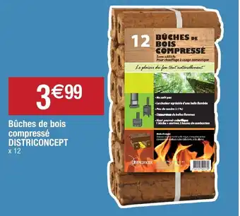 Migros Bûches de bois compressé offre