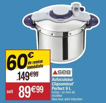 Autocuiseur Clipsominut Perfect 9 L