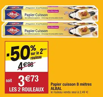 Migros Papier cuisson 8 mètres offre