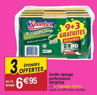 Gratte-éponge perfomance