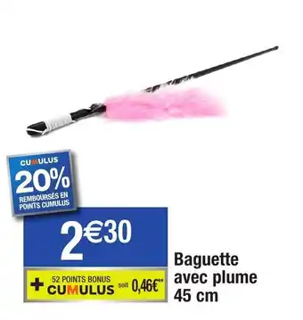 Migros Baguette avec plume offre